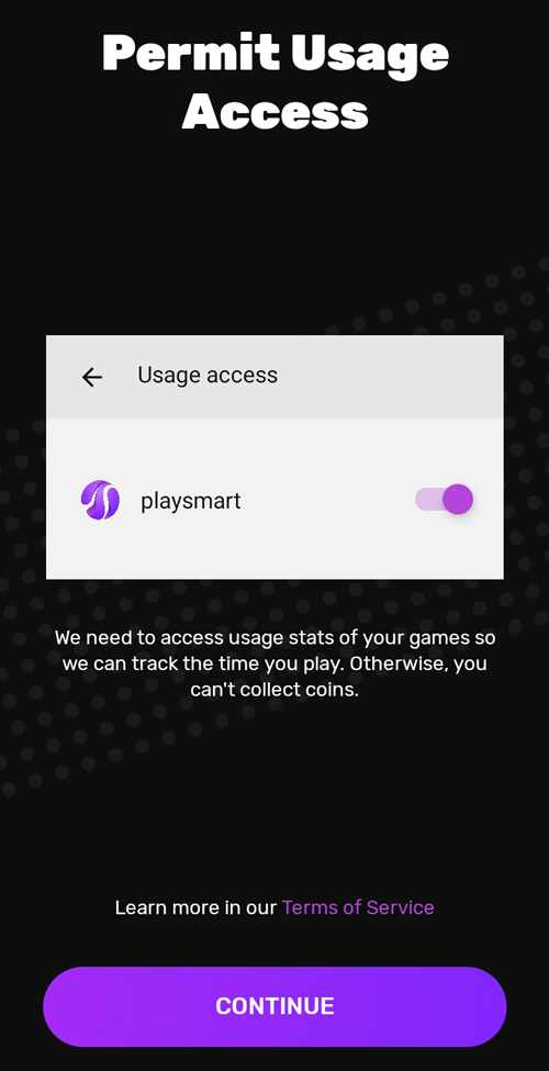 acces utilizare aplicație Playsmart