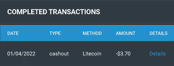 dovada de plata în litecoin 2022