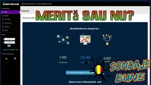 Bani obținuți din clicuri cu BountySurfer