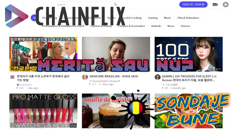 videoclipuri online cu Chainflix
