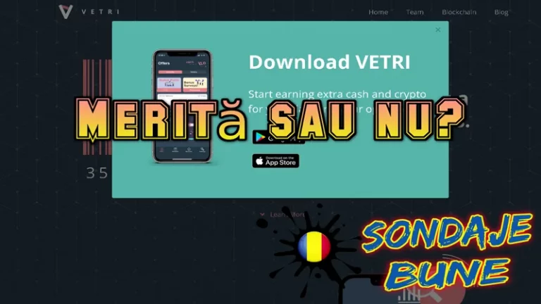 Sondaje gratuite pentru telefoane mobile cu Vetri