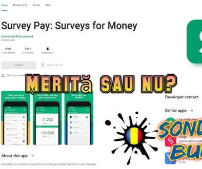 Sondaje de opinie plătite cu Survey Pay