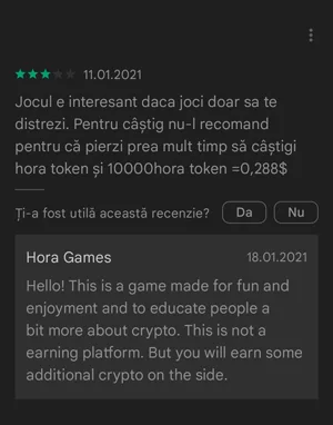 mesaj de la Hora Games în Google Play