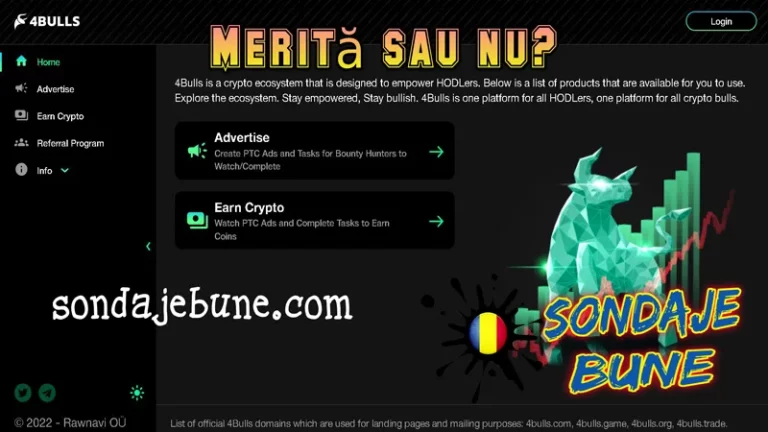 Criptomonede gratuite în România cu 4Bulls