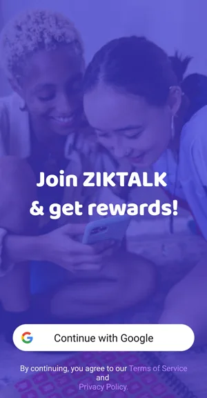înregistrare aplicație Zik Talk