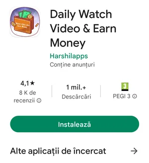 Daily Watch Video în Google Play