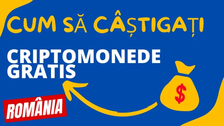 Criptomonede gratis în România - Site-uri recomandate
