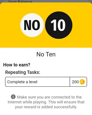 jocul No Ten în TapCent