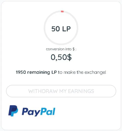 conversie puncte în bani reali prin PayPal