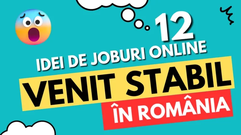 12 idei de joburi online în România ca începător