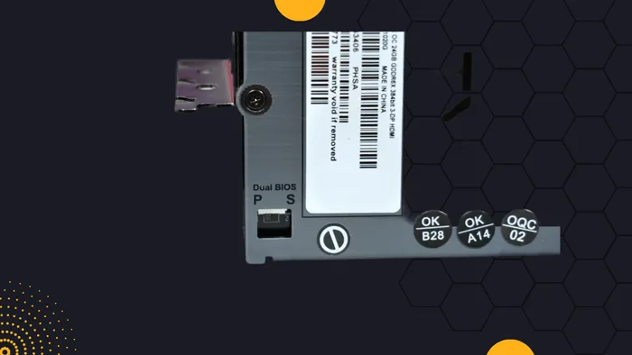 dual bios oferit de placa video Palit GeForce RTX 4090 GameRock, 24GB GDDR6X, 384-bit