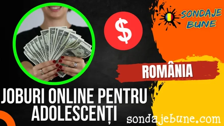 Joburi online pentru adolescenți în România sunt oportunitatea perfectă pentru a-ți folosi timpul liber și a câștiga niște bani frumoși