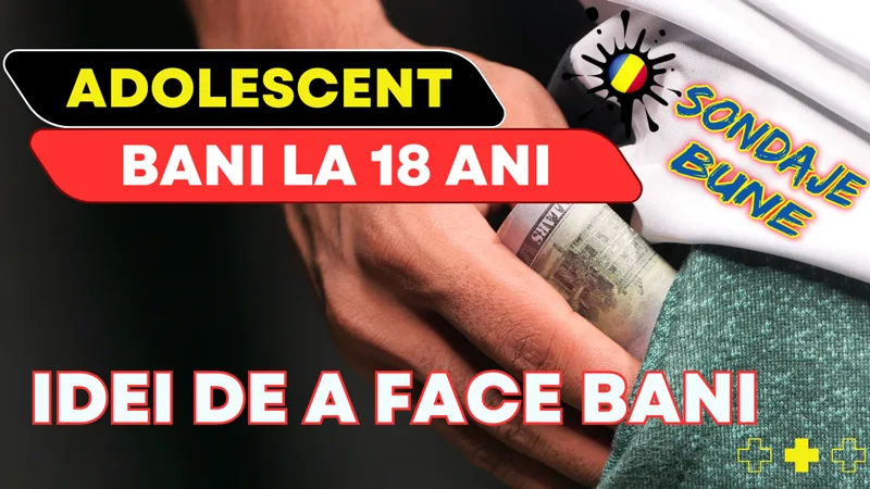 cum sa faci bani la 18 ani fără experienta în România și cele mai bune idei pentru a face bani ca un adolescent