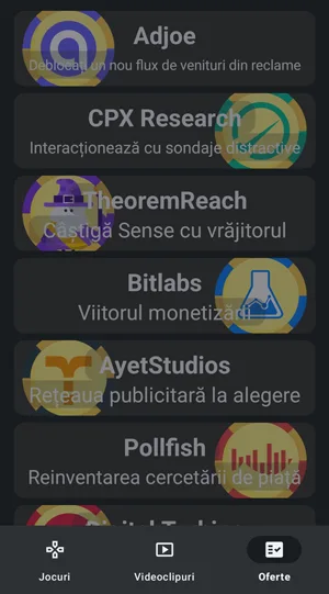 Criptomonede gratis în Crypto Sense ascunse după 100 de reclame Oferte plătite în aplicația Crypto Sense