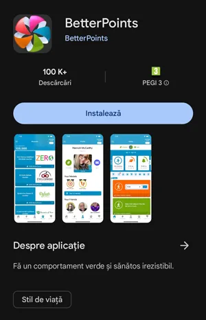 Cum funcționează BetterPoints: Câștigi bani din mers pe jos? Betterpoints este disponibilă pe Google Play