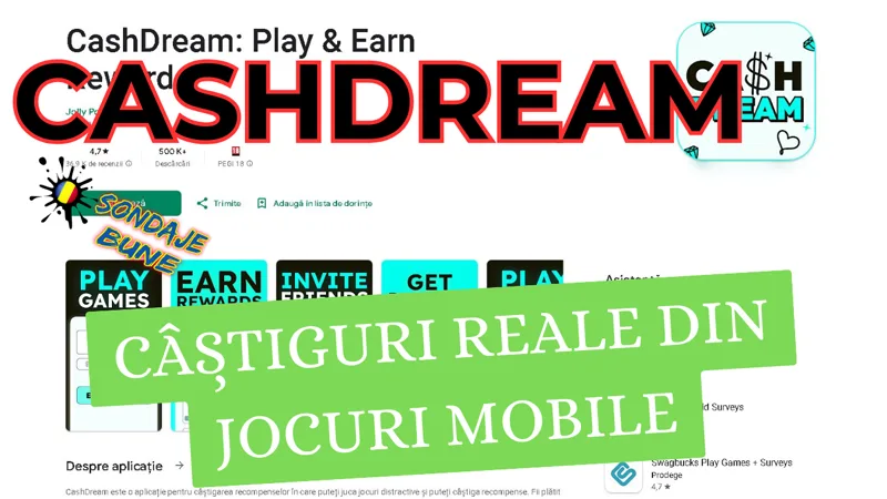 câștigă bani reali jucând pe CashDream și experiența mea sinceră