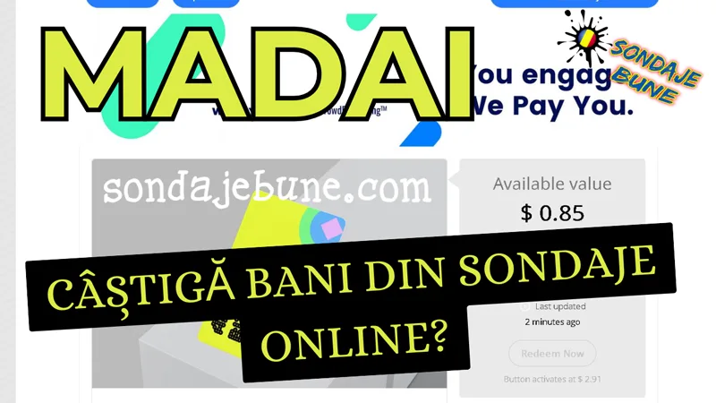 Cum să folosești Madai pentru venituri online în România