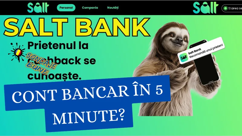Salt Bank pentru începători si Tot ce trebuie să știi din start