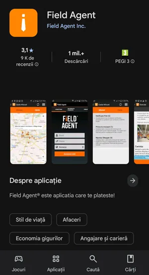 Cum să faci bani cu Field Agent ca mystery shopper pas cu pas? Field Agent este de asemenea disponibil pentru descărcare în Google Play