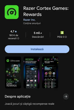 Razer Cortex Games este disponibil în Google Play doar pentru telefoanele Android