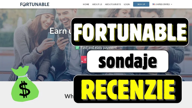 Recenzie sinceră despre Fortunable și cum poți câștiga bani din sondaje online