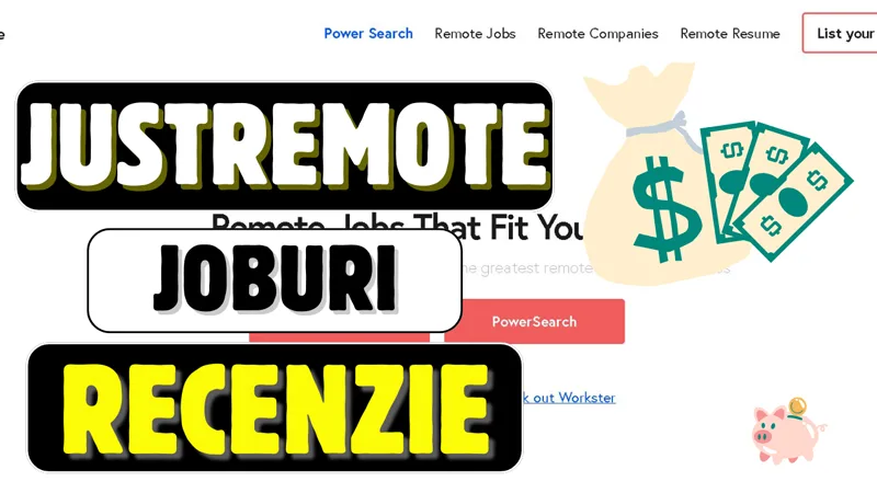 Recenzie JustRemote despre cum să aplici pentru joburi online de acasă