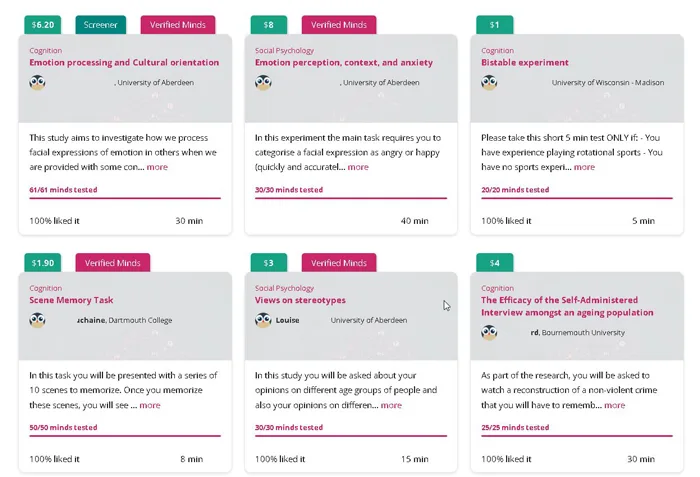Testable Minds Recenzie: Site legitim, dar plătește bine? cum să participi la studii plătite pe Testable Minds