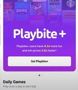 Playbite recenzie: Câștigi Premii Jucând Jocuri Mobile? trebuie să plătești o taxă de abonament de 5 dolari pentru a nu mai primi reclame pe Playbite.