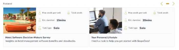 GrapeData recenzie: Cum să faci bani reali din cunoștințele tale sondaje personalizate oferite de GrapeData