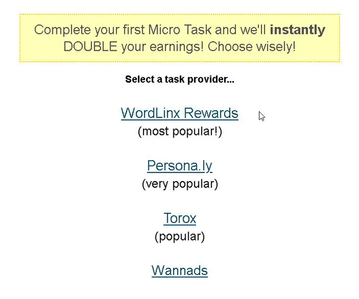 task-uri online plătite de WordLinx
