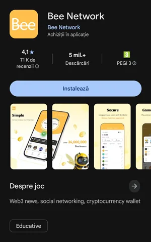 Bee Network este disponibil și pe Google Play