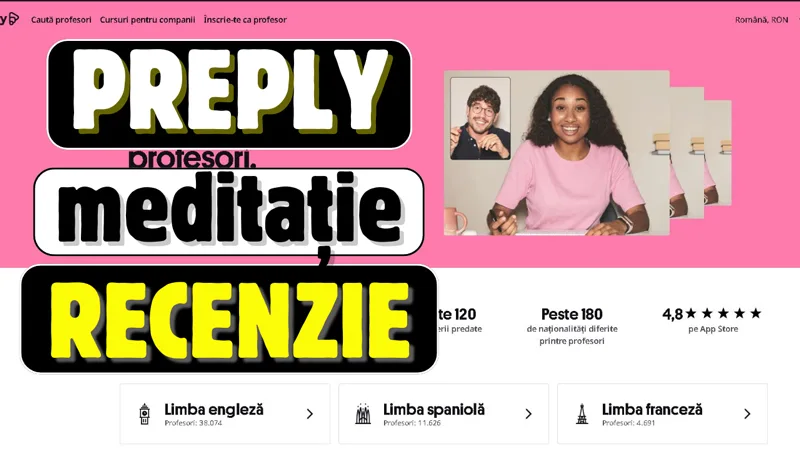 Recenzie Preply despre cum să câștigi bani cu lecții private online în România