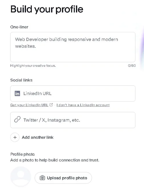 cum să creezi un profil pe Contra Freelance