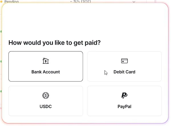 metode de plată disponibile pe Contra Freelance