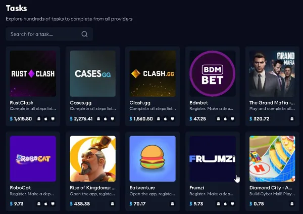 taskuri zilnice oferite de EarnLab