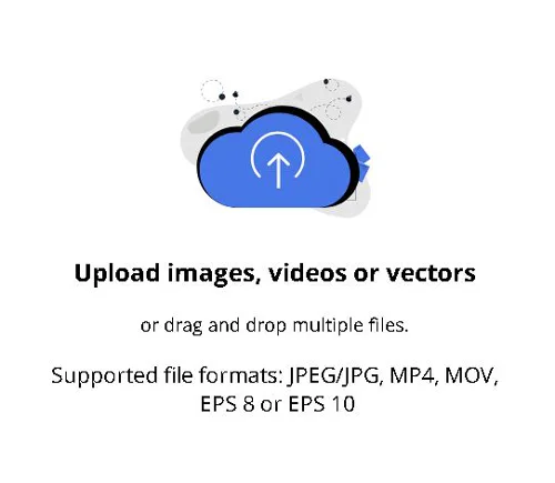 tipuri de fișiere recomandate pentru upload pe Wirestock