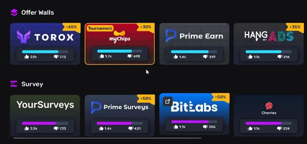 bani gratis din oferte si sondaje cu Gemsloot