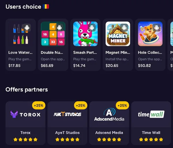 jocuri pe mobil cu WeCash