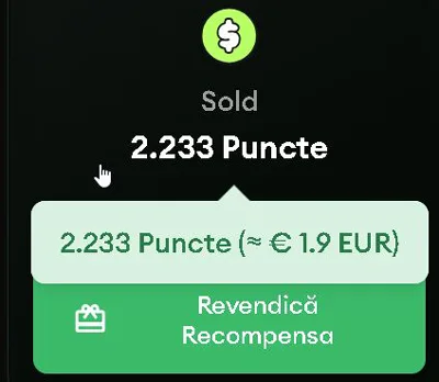 conversia punctelor în bani reali pe HeyCash