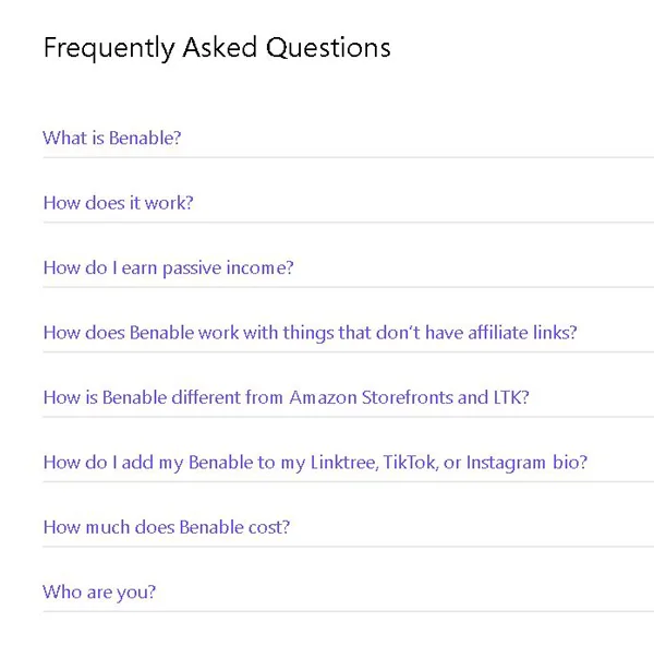 asistența tehnică oferită de Benable