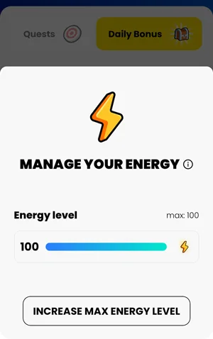 Am încercat DEFIT Move to Earn: câștiguri mici, frustrare mare Nivelul de energie din aplicația DEFIT Move to Earn