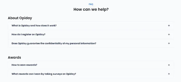 OpiDay Recenzie: Cât Poți Câștiga Din Sondaje Online asistență tehnică oferită de OpiDay