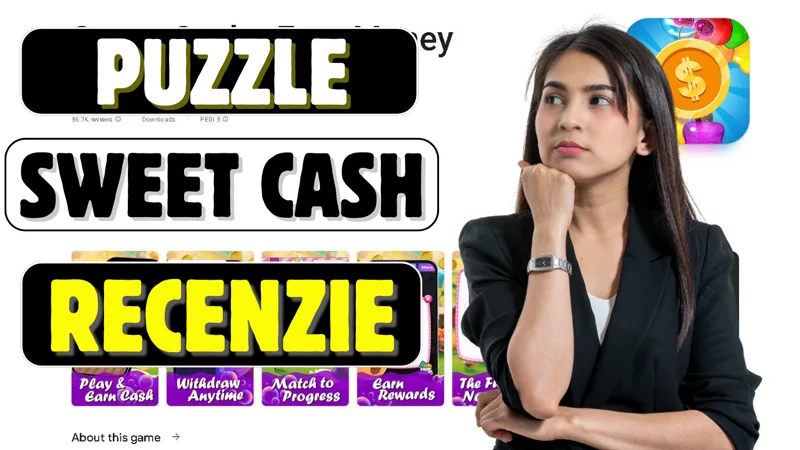 Recenzie Sweet Cash despre cum să câștigi bani din jocuri puzzle pentru mobil