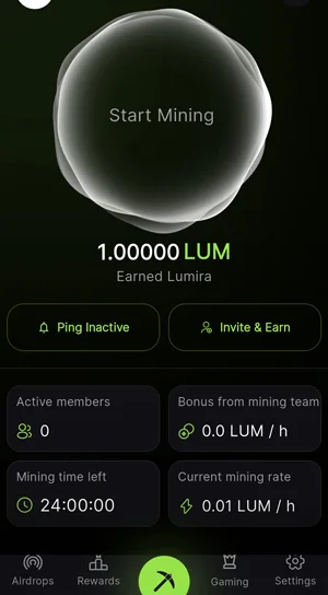 cum să minezi monede Lumira pe Mira Network