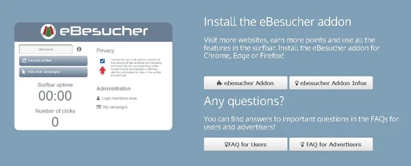 Ebesucher în România: Cum Să Câștigi Bani Vizitând Site-uri Web cum se instalează extensia de browser pe eBesucher