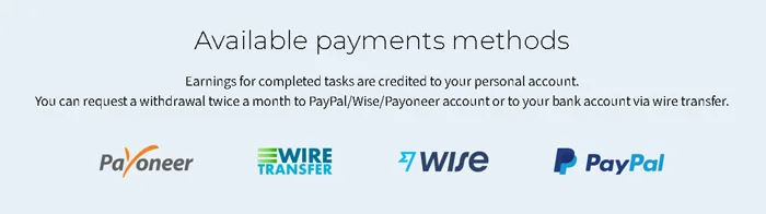 metode de plată oferite de Livingston Research