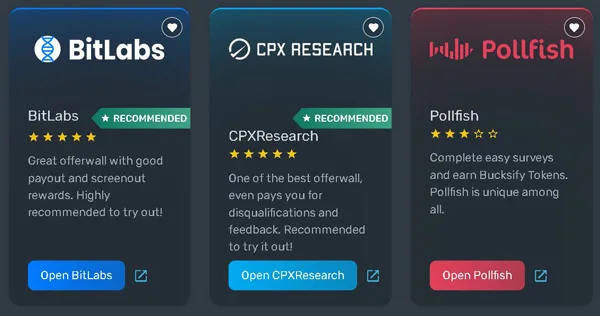 sondaje de opinie oferite de Bucksify