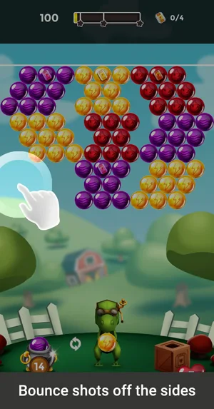 joacă jocuri pe telefonul mobil cu Bubble Burst