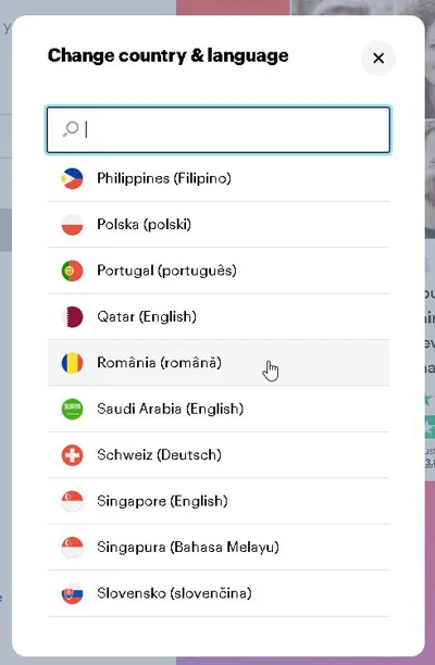 selectarea limbii române pe YouGov