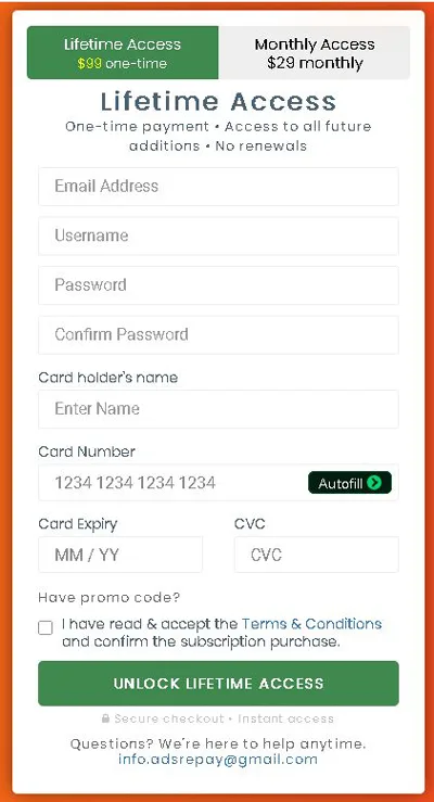 Înregistrare AdsRepay